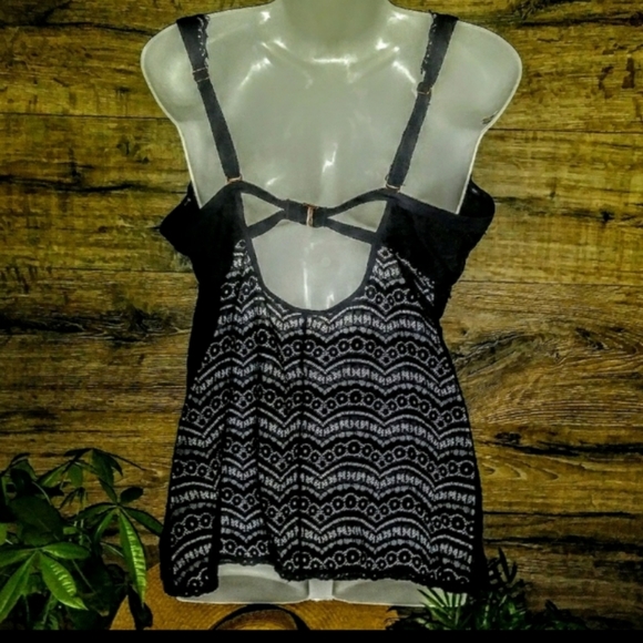 Smart & Sexy Tankini Size 38C Swim Skirt Size M - Picture 9 of 13